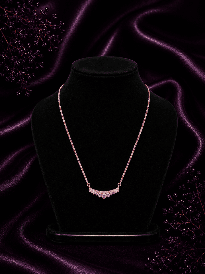 Crystal Arc Necklace