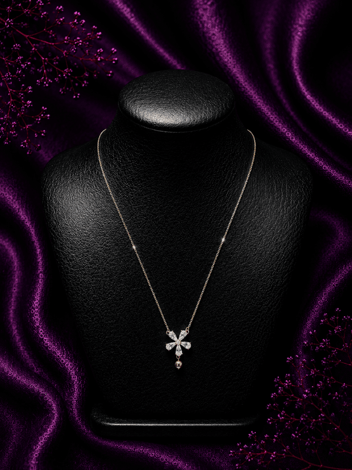 Crystal Blossom Pendant Chain
