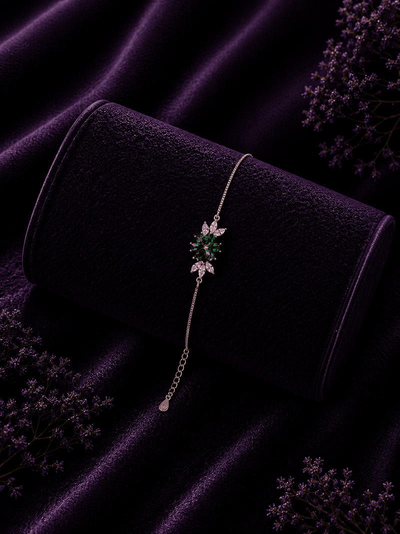 Emerald Blossom Bracelet